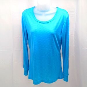 Carhartt Force Lightweight Long-Sleeve Performance T-Shirt Woman's M. Blue......